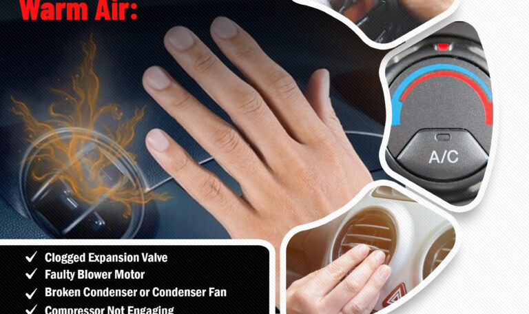 Car AC Blowing Warm Air? Top 5 Reasons Why and How to Fix It