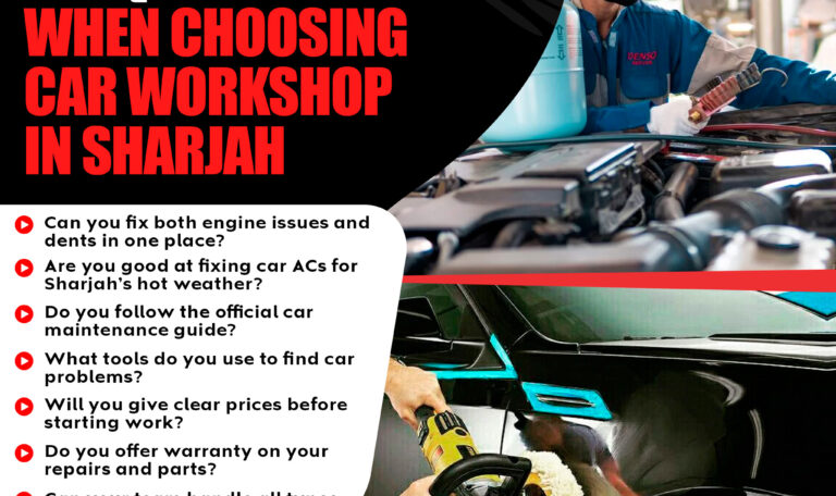 From Dents to AC: Finding a Reliable Car Workshop in Sharjah for Every Car Problem